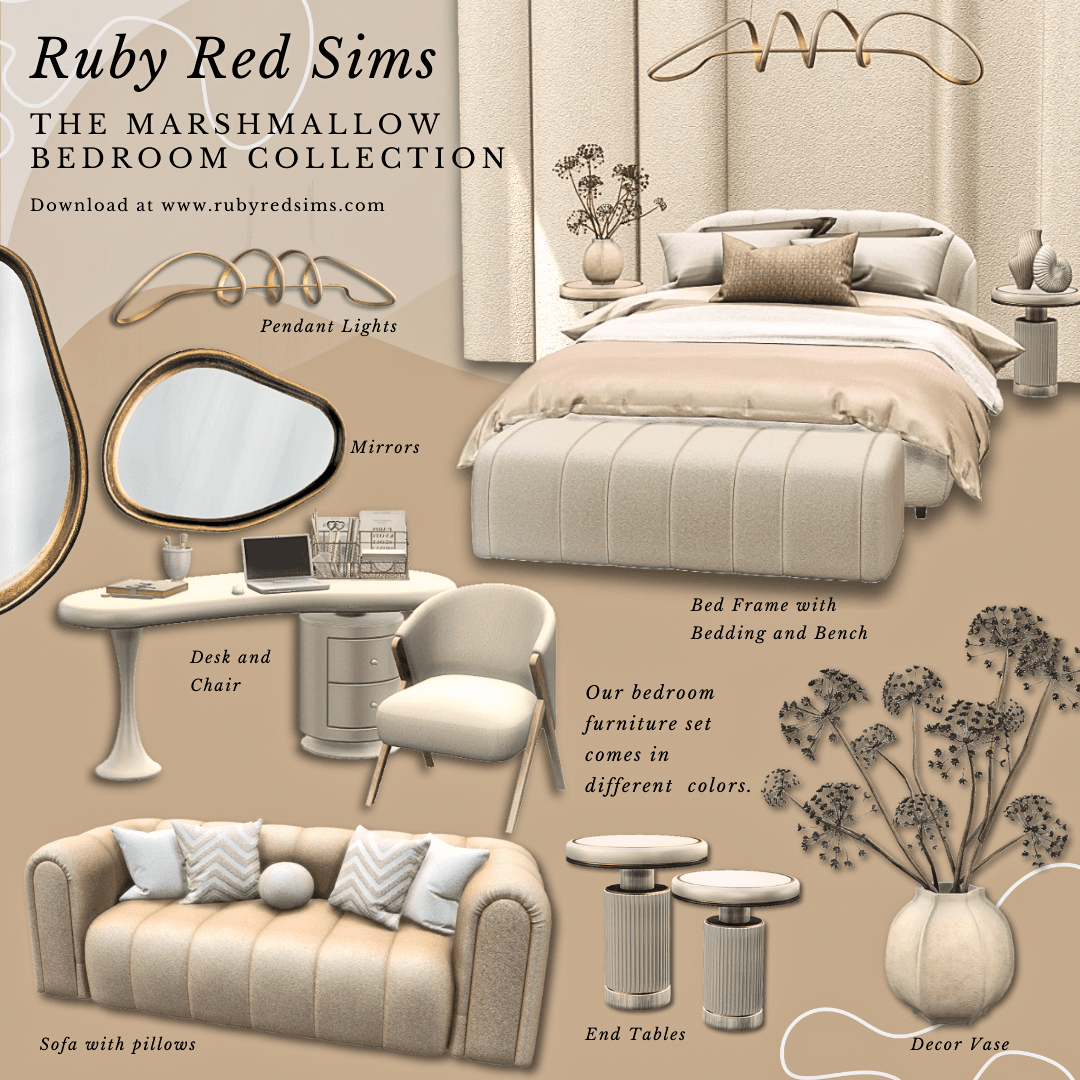 Набор для спальни The Marshmallow Bedroom Collection